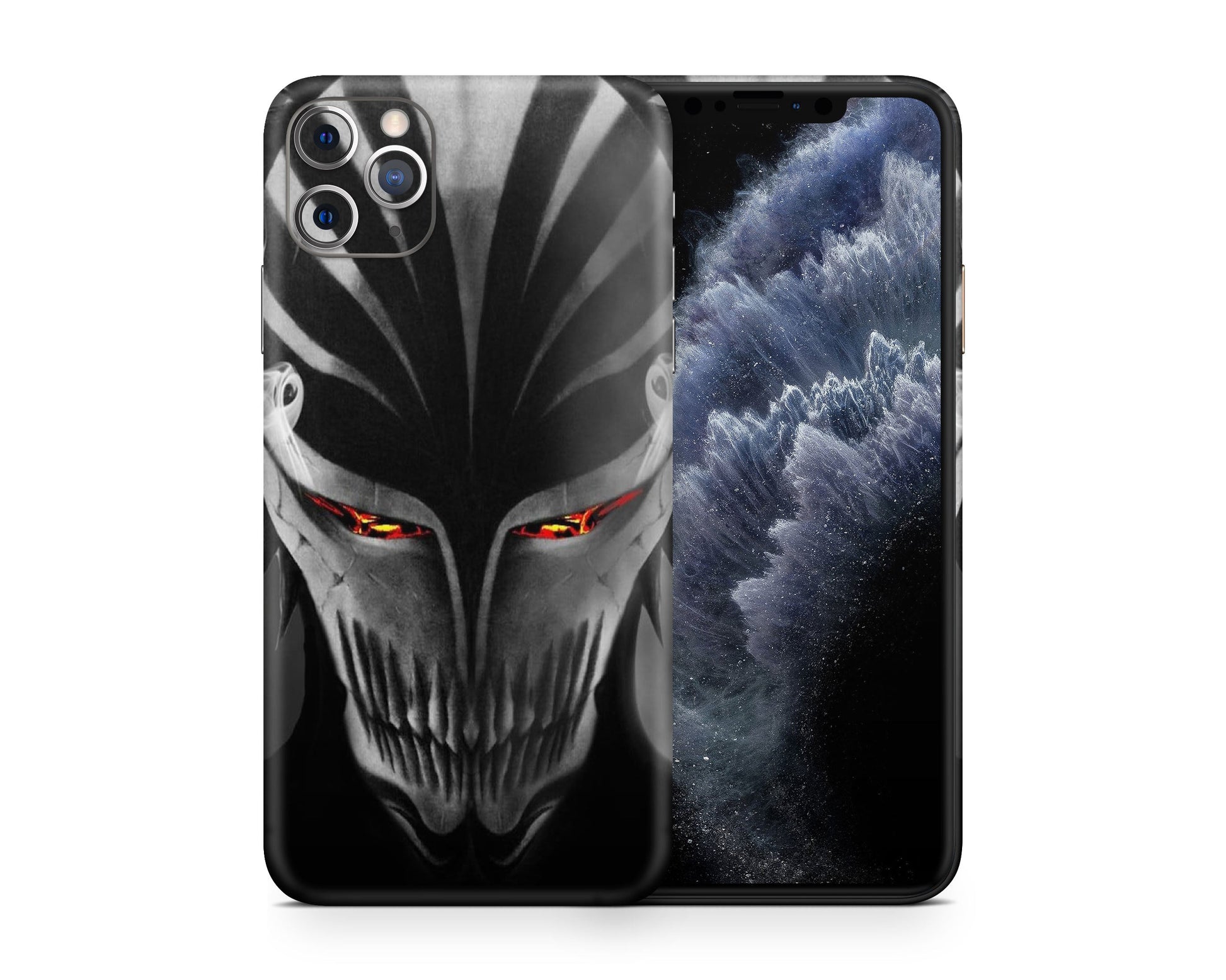 Anime Town Creations iPhone Bleach Hollow Mask iPhone 15 Pro Max Skins - Anime Bleach iPhone Skin