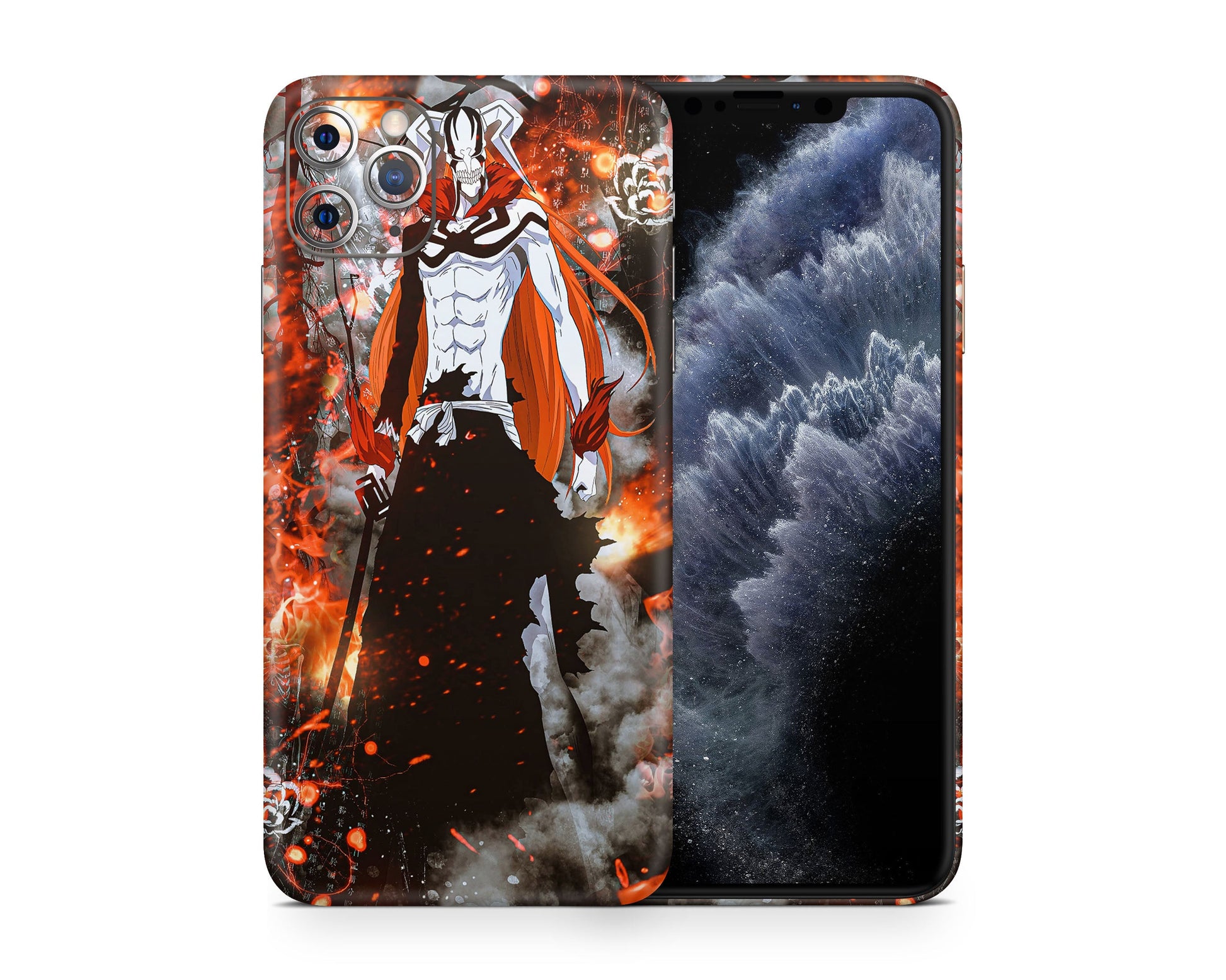 Anime Town Creations iPhone Bleach ichigo Vasto Lorde iPhone 15 Pro Max Skins - Anime Bleach iPhone Skin