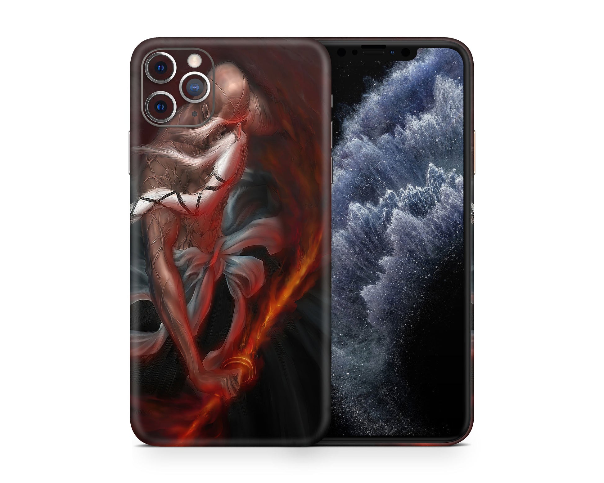 Anime Town Creations iPhone Bleach Yamamoto Bankai iPhone 15 Pro Max Skins - Anime Bleach iPhone Skin