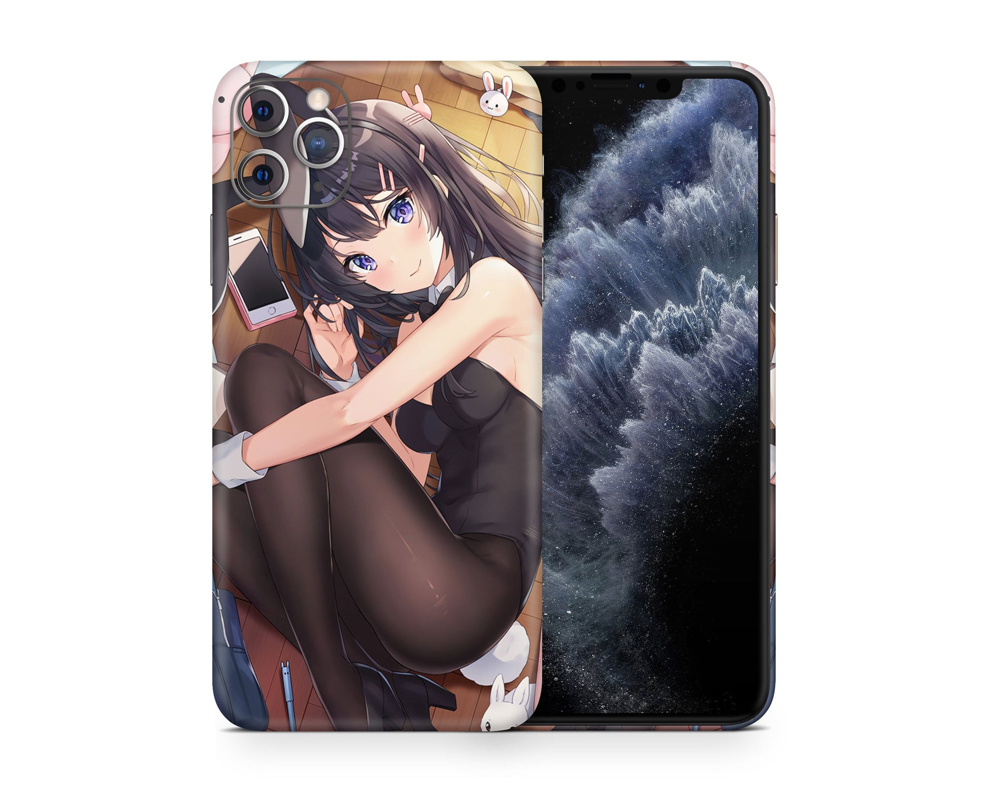 Anime Town Creations iPhone Bunny Girl Senpai Mai Sakurajima iPhone 15 Pro Max Skins - Anime Rascal Does Not Dream of Bunny Girl Senpai iPhone Skin