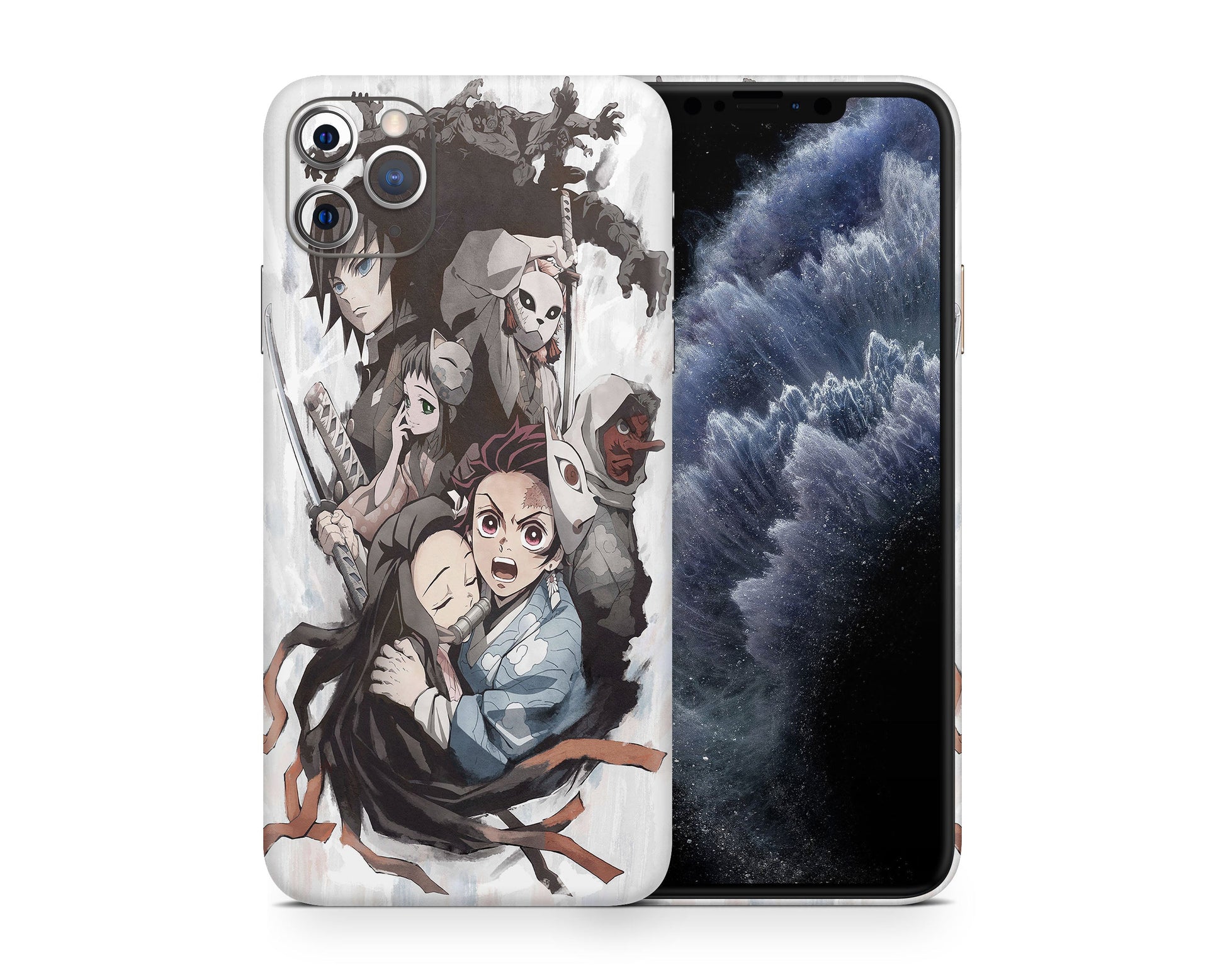 Anime Town Creations iPhone Demon Slayer Cover iPhone 15 Pro Max Skins - Anime Demon Slayer iPhone Skin