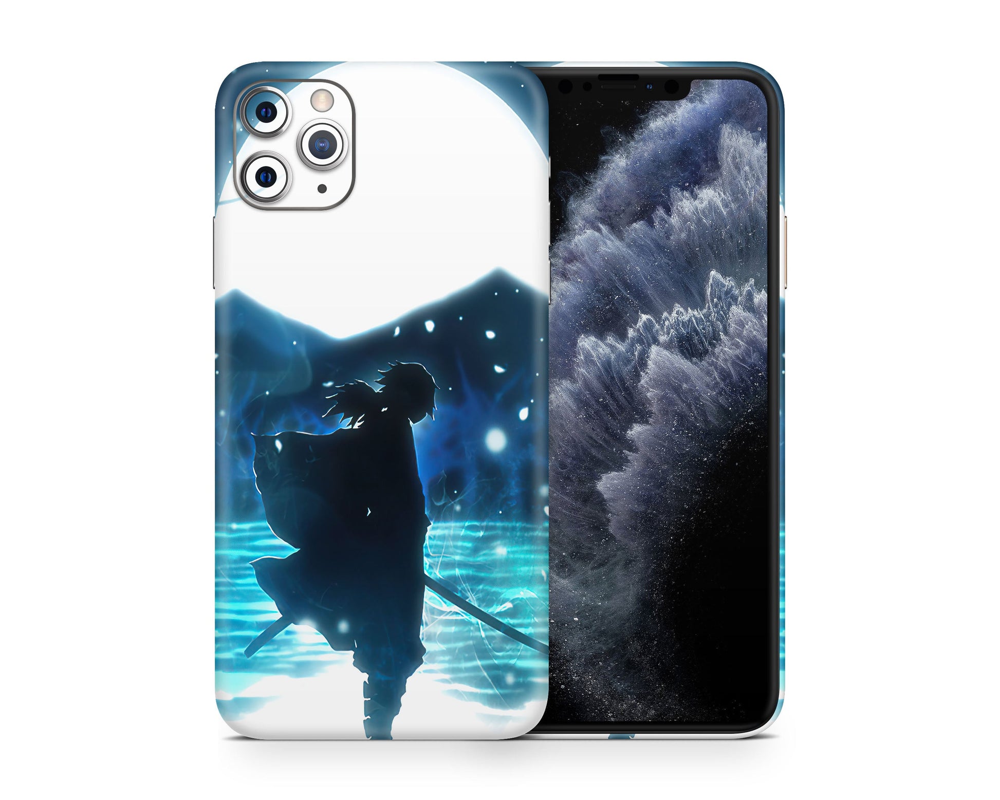 Anime Town Creations iPhone Demon Slayer Giyu Tomioka Moonlight iPhone 15 Pro Max Skins - Anime Demon Slayer iPhone Skin