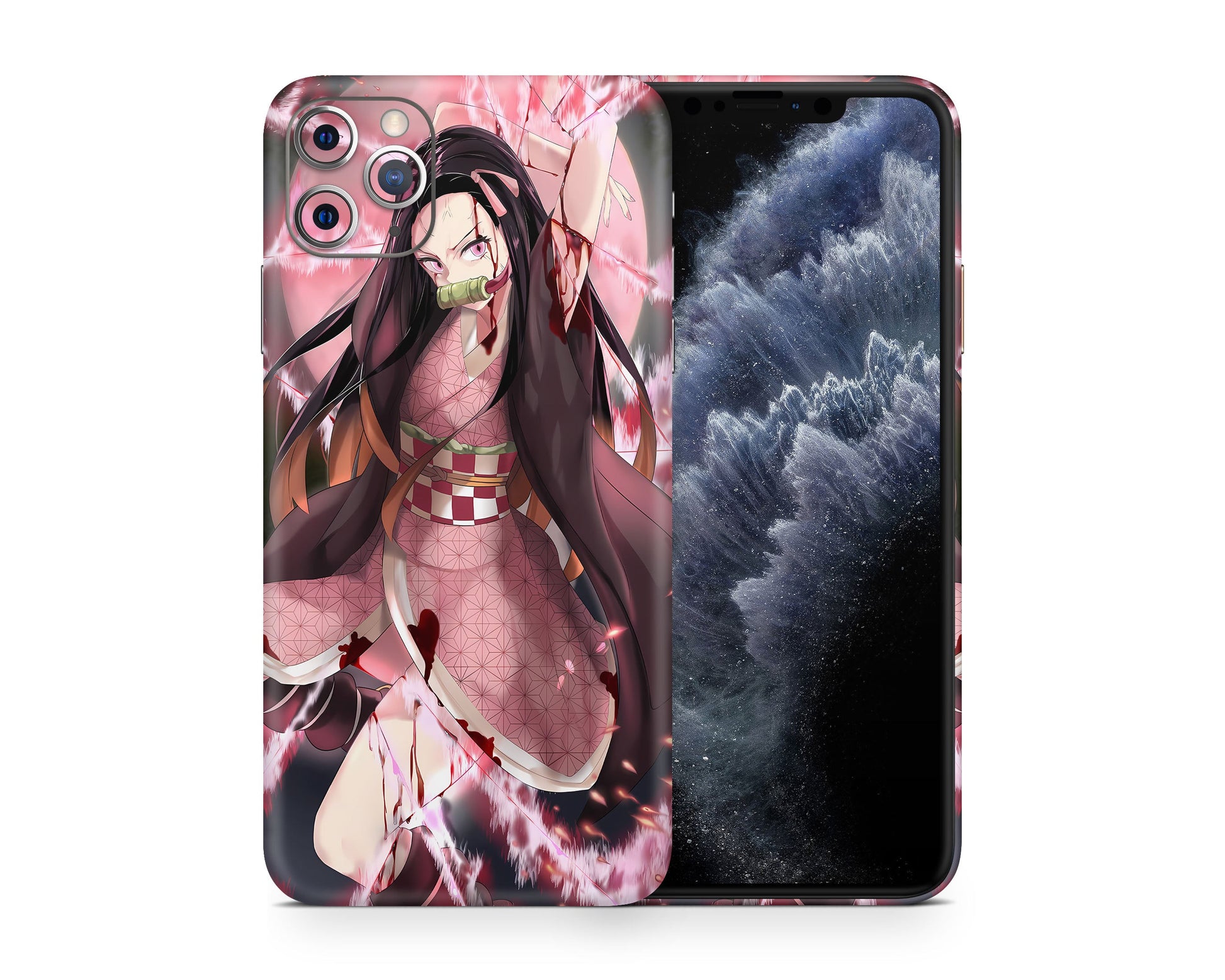 Anime Town Creations iPhone Demon Slayer Nezuko Hype iPhone 15 Pro Max Skins - Anime Demon Slayer iPhone Skin