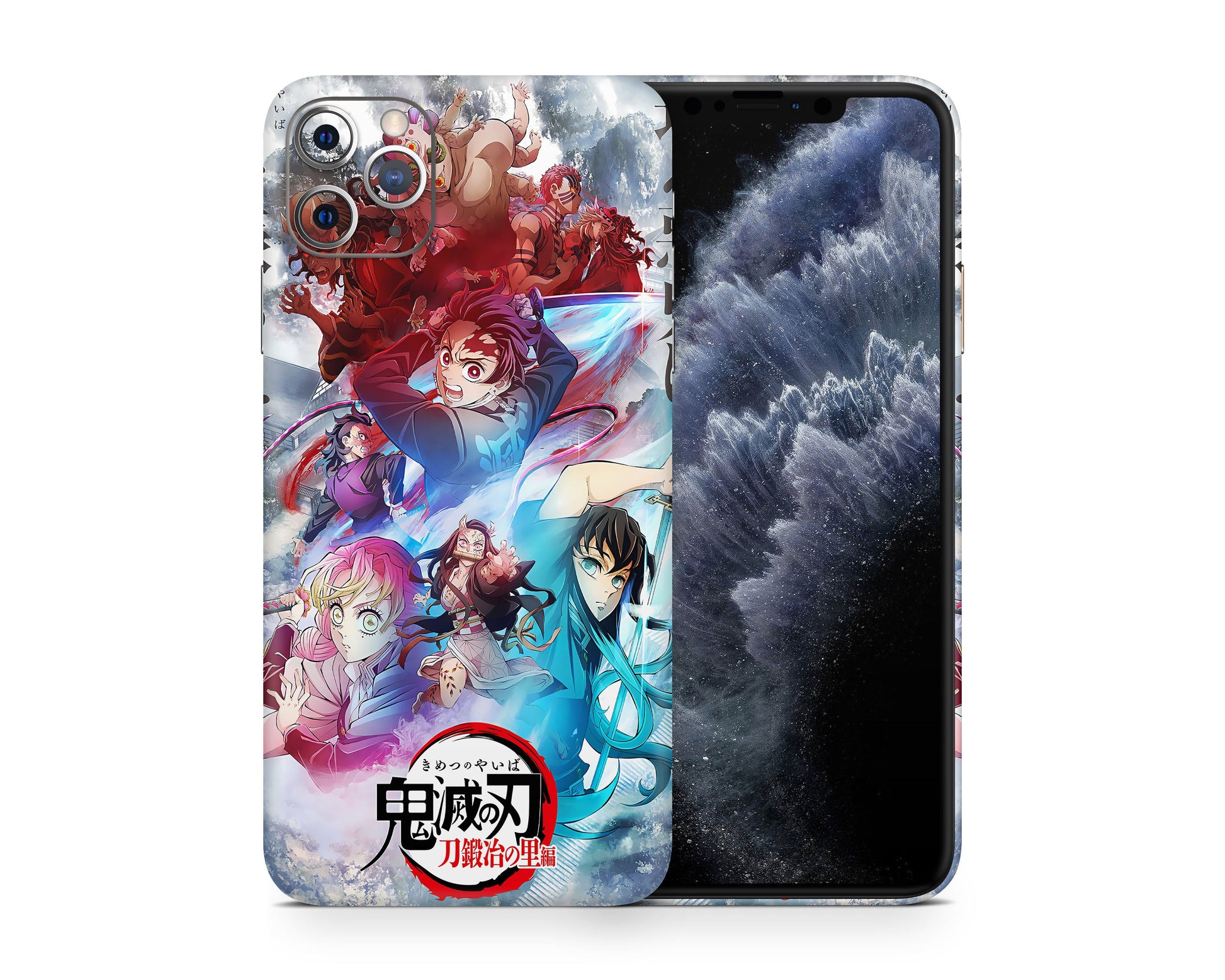 Anime Town Creations iPhone Demon Slayer Season 3 Cover iPhone 15 Pro Max Skins - Anime Demon Slayer iPhone Skin
