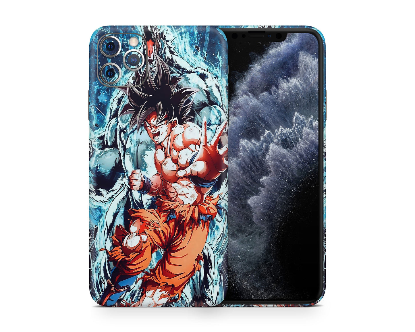 Anime Town Creations iPhone Dragon Ball Goku Inner Beast iPhone 15 Pro Max Skins - Anime Dragon Ball iPhone Skin