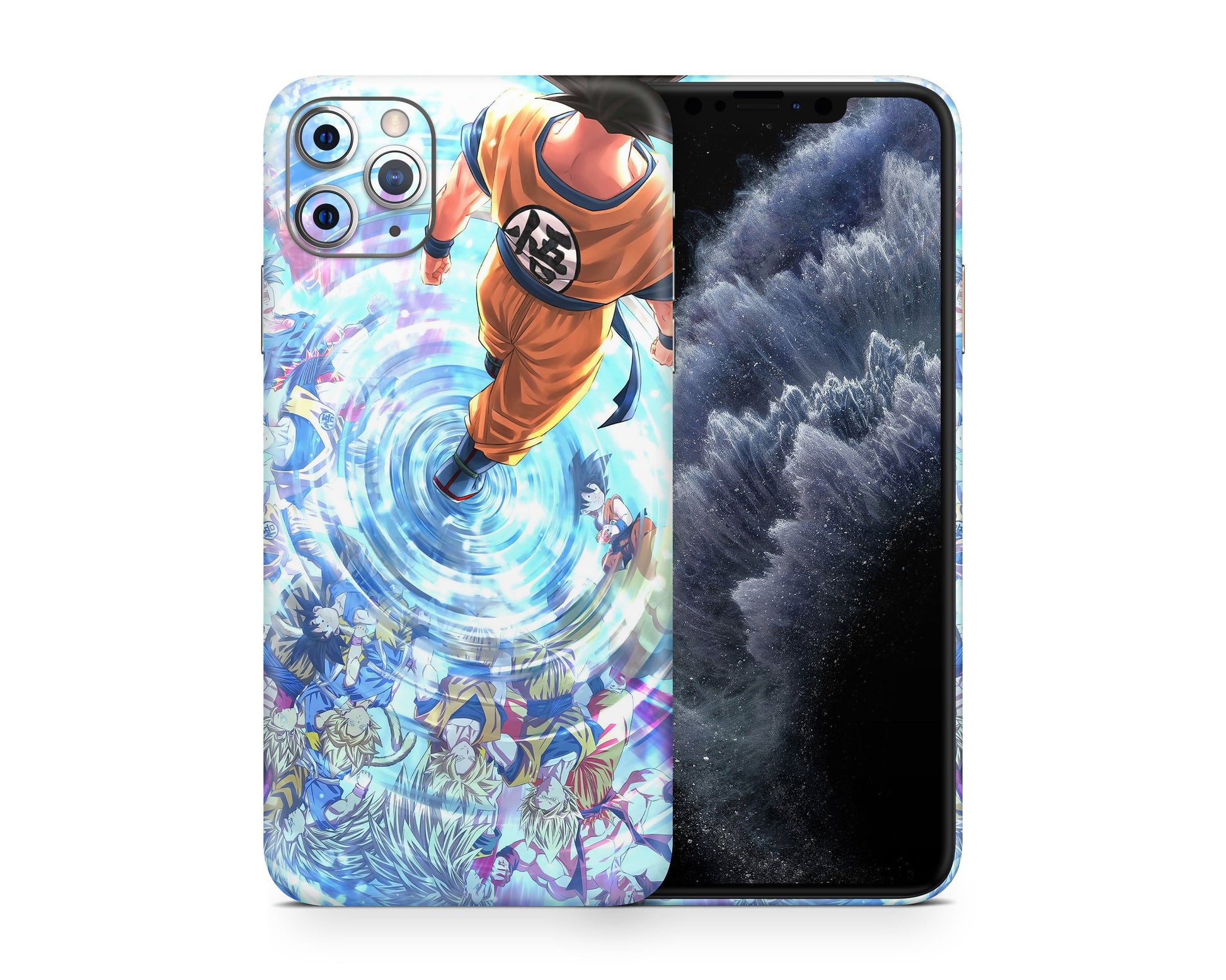 Anime Town Creations iPhone Dragon Ball Reflections iPhone 15 Pro Max Skins - Anime Dragon Ball iPhone Skin