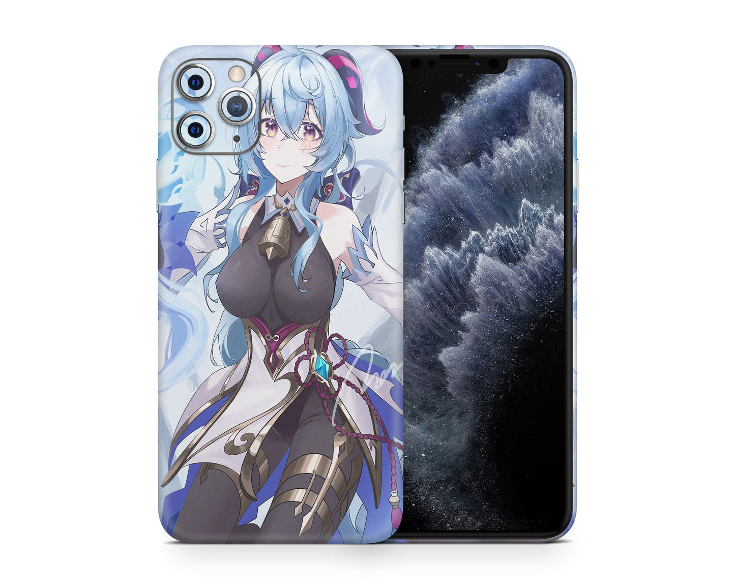 Anime Town Creations iPhone Genshin Impact Ganyu iPhone 15 Pro Max Skins - Anime Genshin Impact iPhone Skin