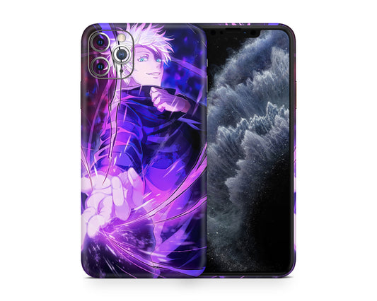 Anime Town Creations iPhone Jujutsu Kaisen Gojo Purple iPhone 15 Pro Max Skins - Anime Jujutsu Kaisen iPhone Skin