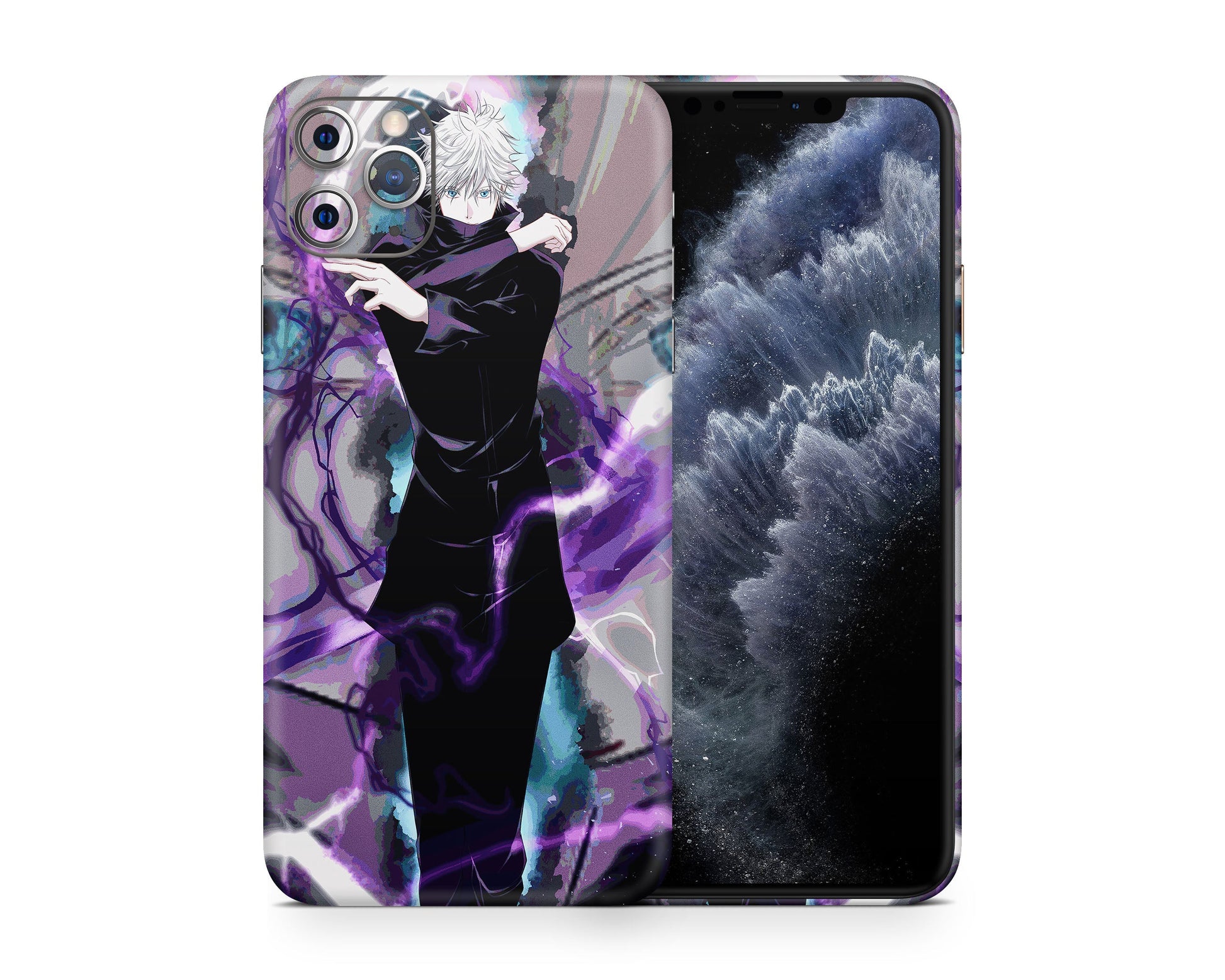 Anime Town Creations iPhone Jujutsu Kaisen Satoru Gojo Purple iPhone 15 Pro Max Skins - Anime Jujutsu Kaisen iPhone Skin