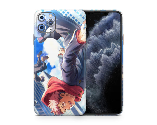 Anime Town Creations iPhone Jujutsu Kaisen Yuji Freefall iPhone 15 Pro Max Skins - Anime Jujutsu Kaisen iPhone Skin