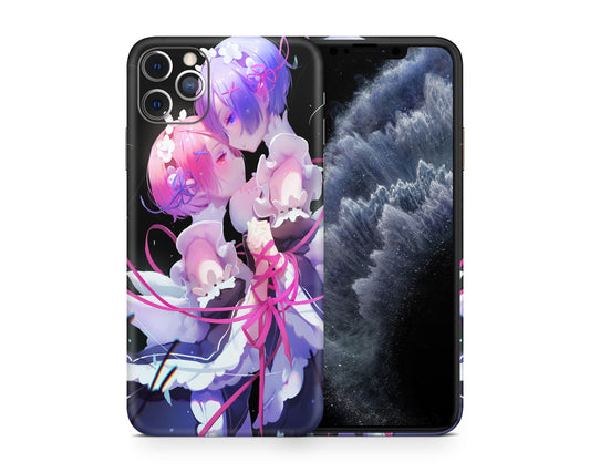Anime Town Creations iPhone Re Zero Kara Hajimeru and Isekai Seikatsu iPhone 15 Pro Max Skins - Anime Re: Zero iPhone Skin