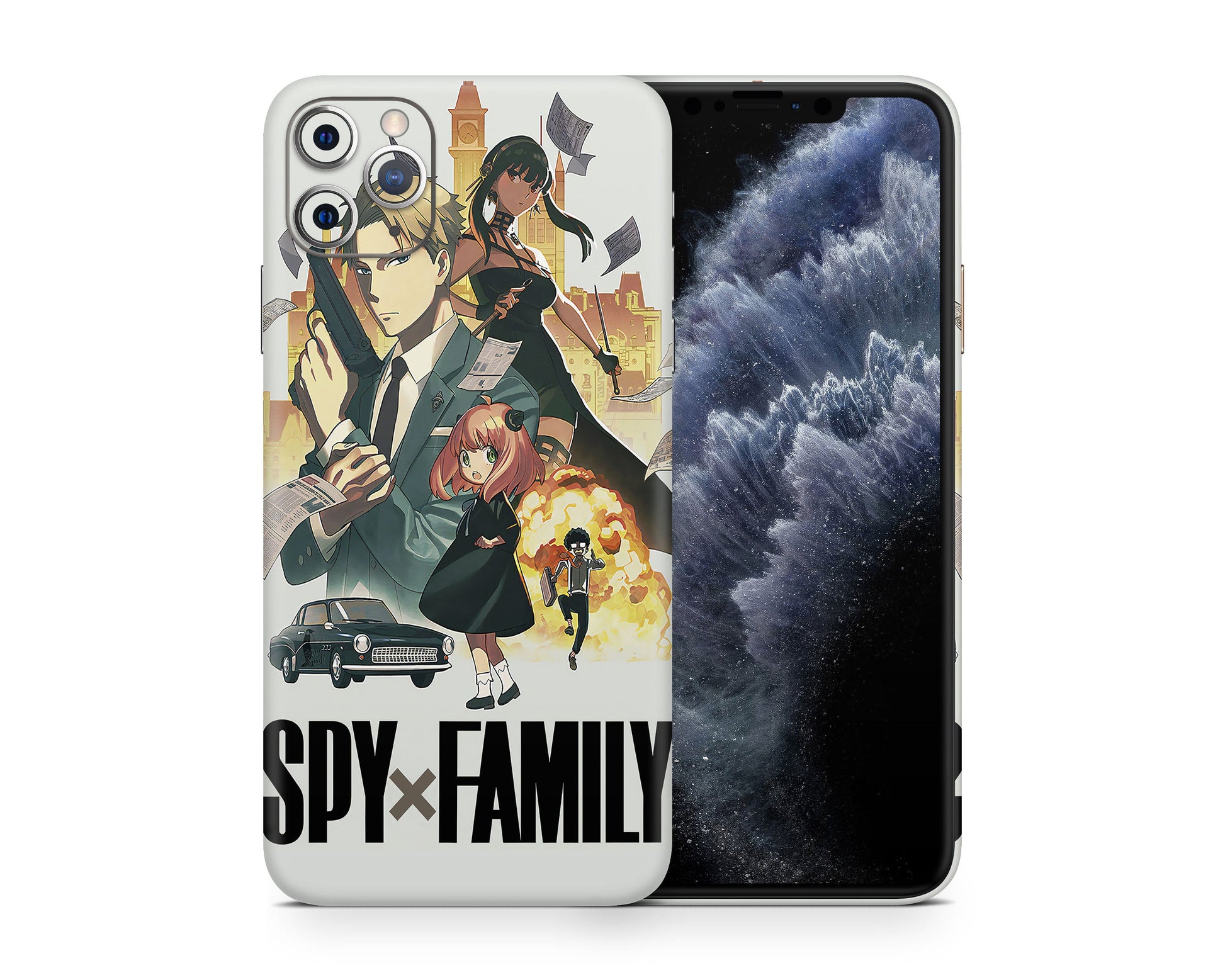 Anime Town Creations iPhone Spy x Family iPhone 15 Pro Max Skins - Anime Spy x Family iPhone Skin