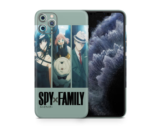 Anime Town Creations iPhone Spy x Family Season 2 Teal iPhone 15 Pro Max Skins - Anime Spy x Family iPhone Skin
