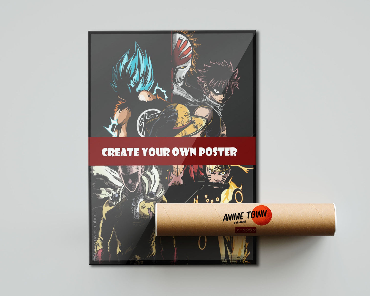 Anime Town Creations Poster Create Your Own 5" x 7" Home Goods - Custom Custom Poster