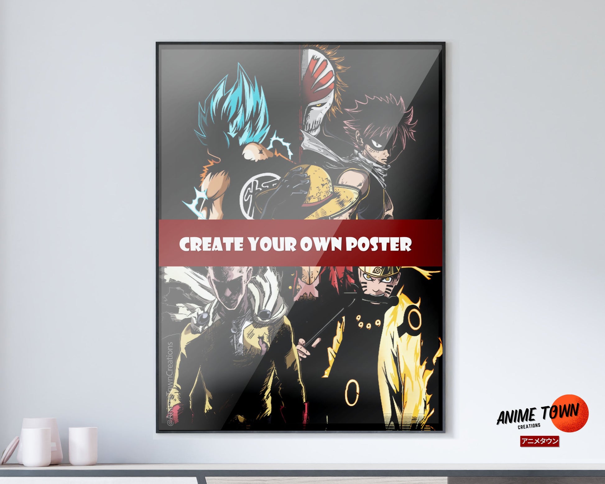 Anime Town Creations Poster Create Your Own 5" x 7" Home Goods - Custom Custom Poster