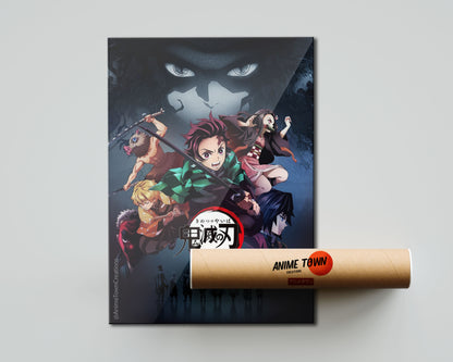 Anime Town Creations Poster Demon Slayer Mugen Train Dream 5" x 7" Home Goods - Anime Demon Slayer Poster