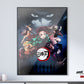 Anime Town Creations Poster Demon Slayer Mugen Train Dream 5" x 7" Home Goods - Anime Demon Slayer Poster