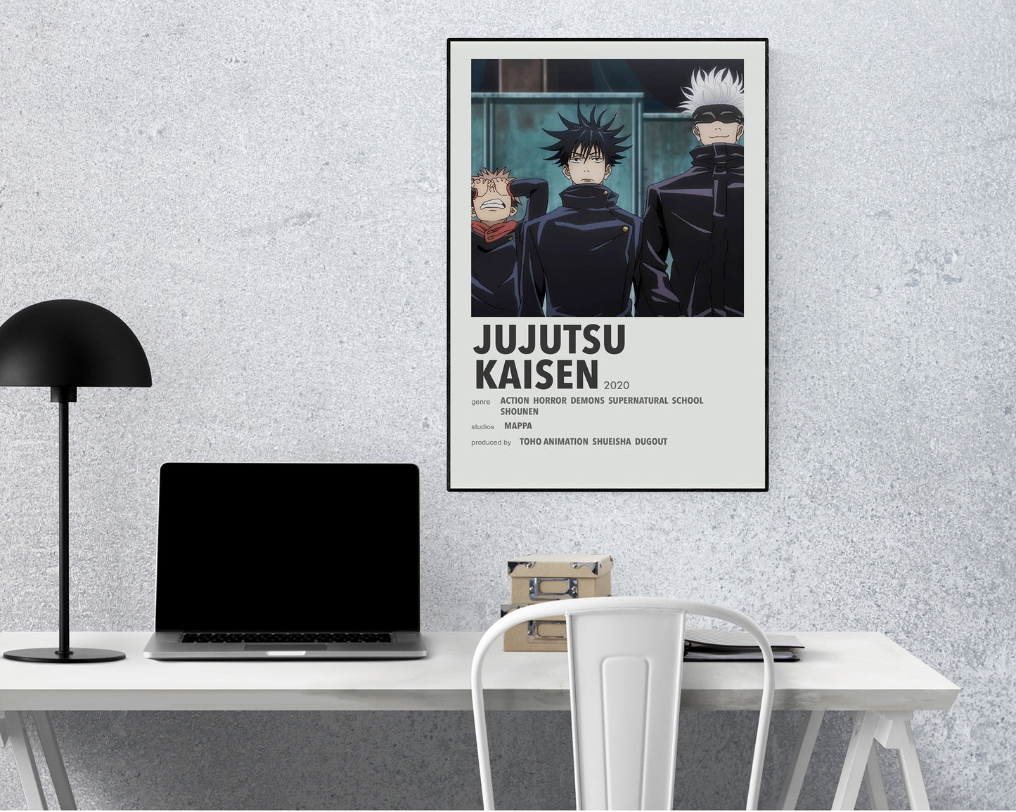 Polaroid Style Anime Poster Wall Collage Poster Set