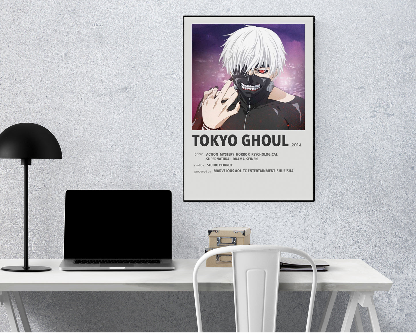 Polaroid Style Anime Poster Wall Collage Poster Set