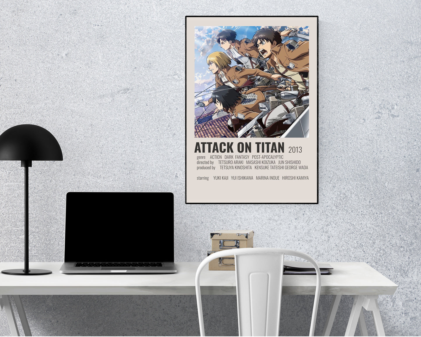 Polaroid Style Anime Poster Wall Collage Poster Set