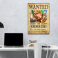 One Piece Wanted Poster Set