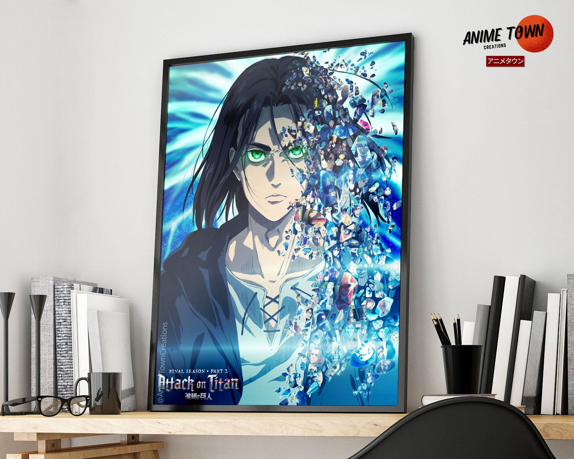 Poster Attack On Titan Watch Final Season Titan Anime Aot S4 Part