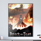 Anime Town Creations Poster Attack on Titan Wall 5" x 7" Home Goods - Anime Attack on Titan Poster