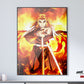 Anime Town Creations Poster Demon Slayer Rengoku Flame Breathing 5" x 7" Home Goods - Anime Demon Slayer Poster