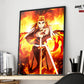 Anime Town Creations Poster Demon Slayer Rengoku Flame Breathing 11" x 17" Home Goods - Anime Demon Slayer Poster