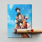 Anime Town Creations Poster Dragon Ball Goku, Gohan and Goten 5" x 7" Home Goods - Anime Dragon Ball Poster