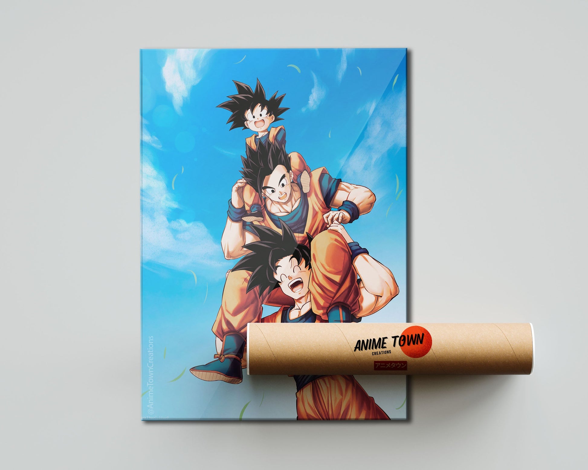 Goku, Gohan, and Goten  Dragon ball super manga, Anime dragon