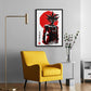 Anime Town Creations Poster Dragon Ball Goku Minimalist Red 11" x 17" Home Goods - Anime Dragon Ball Poster