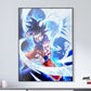 Anime Town Creations Poster Dragon Ball Super Saiyan Ultra Instinct 5" x 7" Home Goods - Anime Dragon Ball Poster