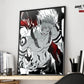 Anime Town Creations Poster Jujutsu Kaisen Sukuna Chains 11" x 17" Home Goods - Anime Jujutsu Kaisen Poster
