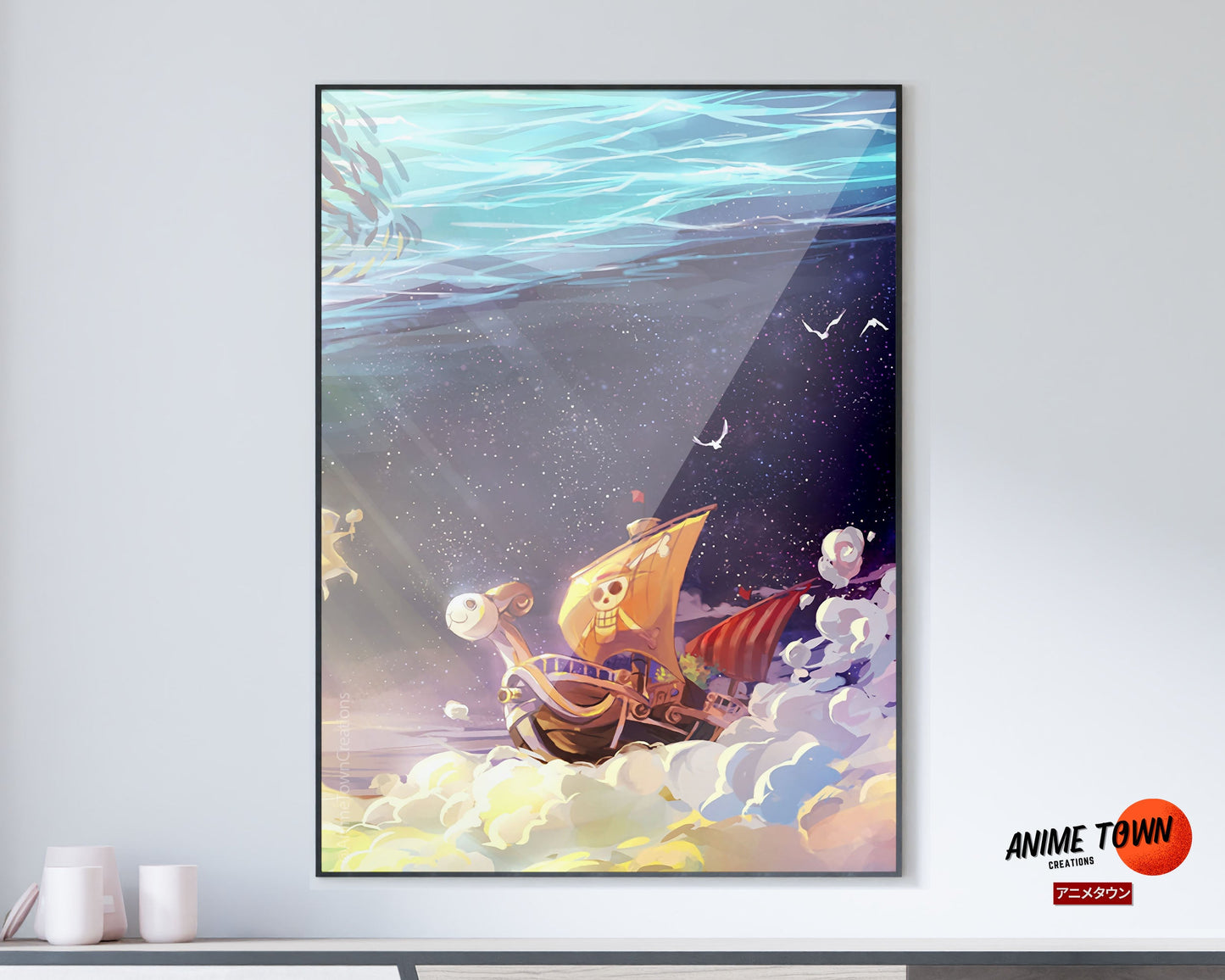 One Piece Under Water Going Merry Poster for Sale by DaturaSnake