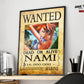 Anime Town Creations Poster One Piece Nami Wanted Poster 11" x 17" Home Goods - Anime One Piece Poster