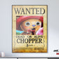Anime Town Creations Poster One Piece Chopper Wanted Poster 5" x 7" Home Goods - Anime One Piece Poster