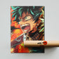 Anime Town Creations Poster My Hero Academic Izuku Midoriya Rage 5" x 7" Home Goods - Anime My Hero Academia Poster