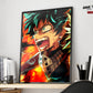 Anime Town Creations Poster My Hero Academic Izuku Midoriya Rage 11" x 17" Home Goods - Anime My Hero Academia Poster