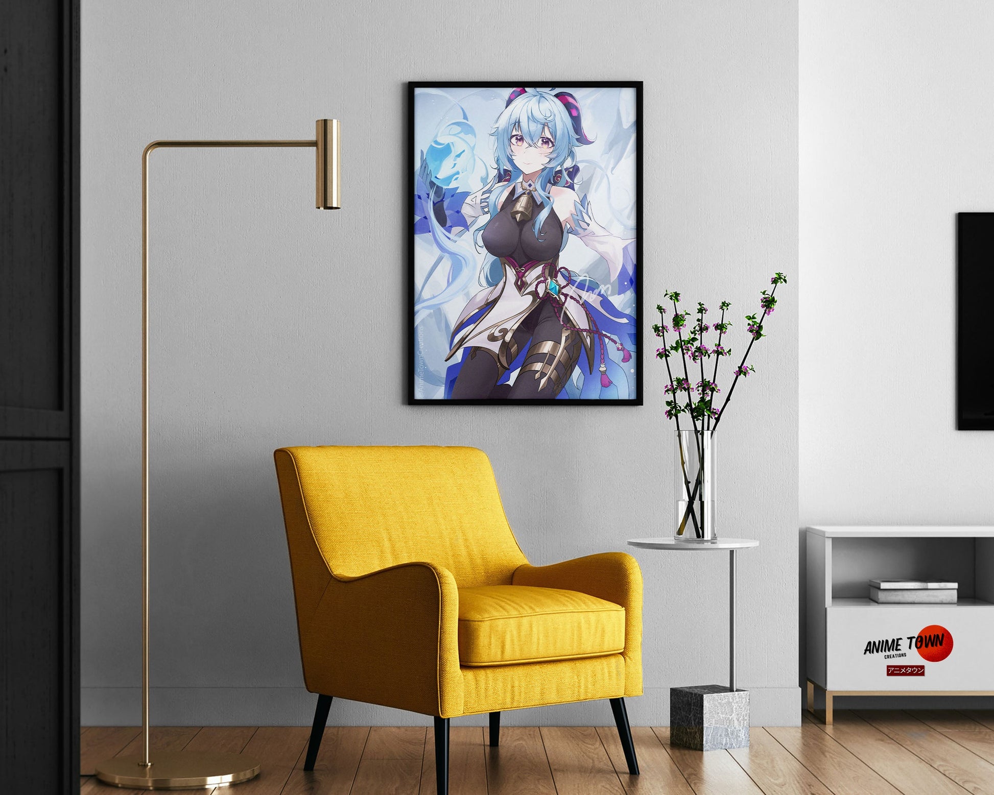 Anime Town Creations Poster Genshin Impact Ganyu 11" x 17" Home Goods - Anime Genshin Impact Poster