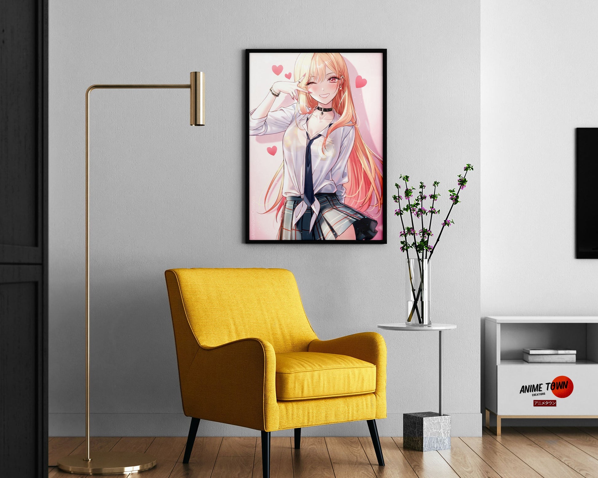 Anime Town Creations Poster My Dress up Darling Marin School Girl 11" x 17" Home Goods - Anime My Dress Up Darling Poster