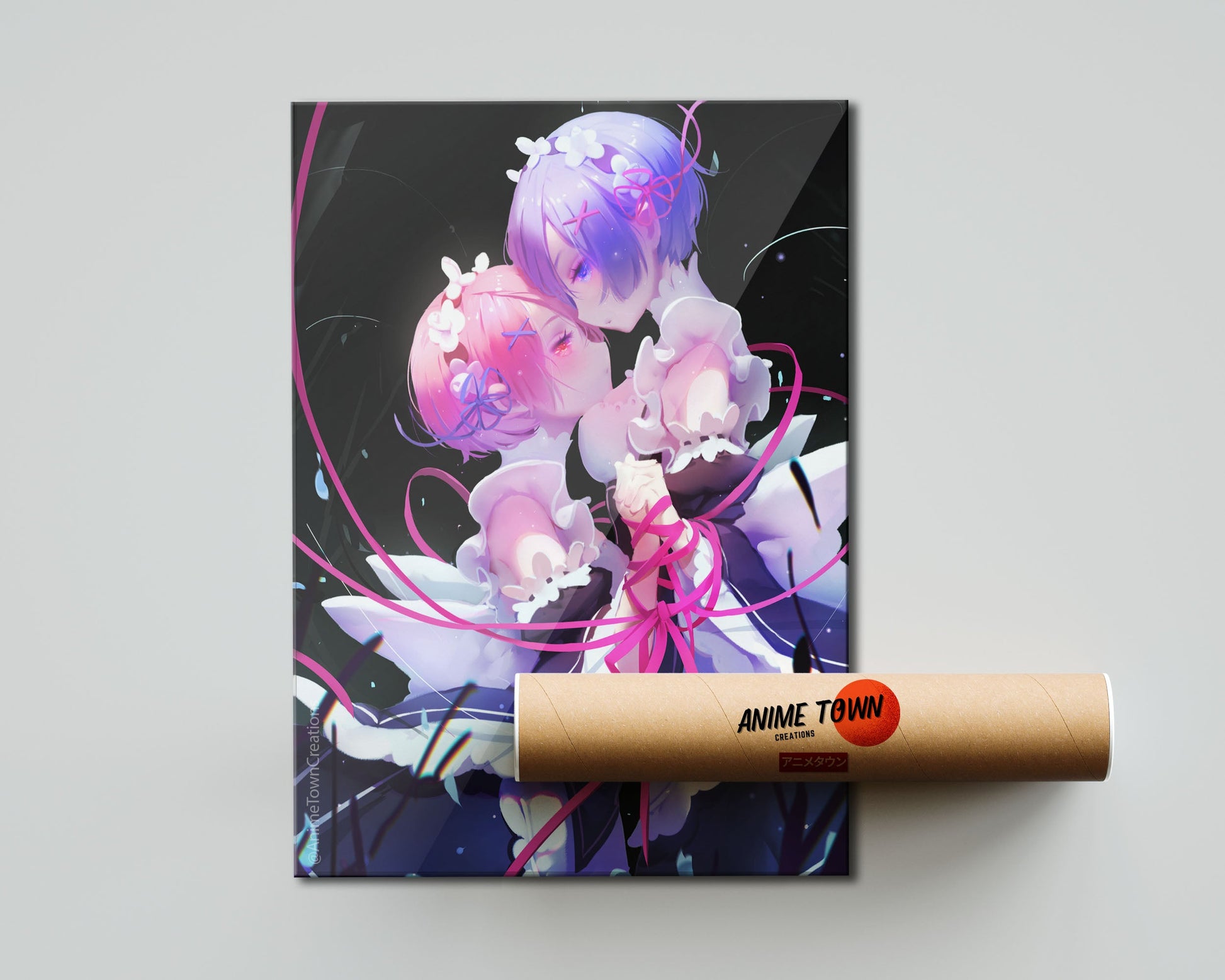 Anime Town Creations Poster Re Zero Kara Hajimeru and Isekai Seikatsu 5" x 7" Home Goods - Anime Re: Zero Poster
