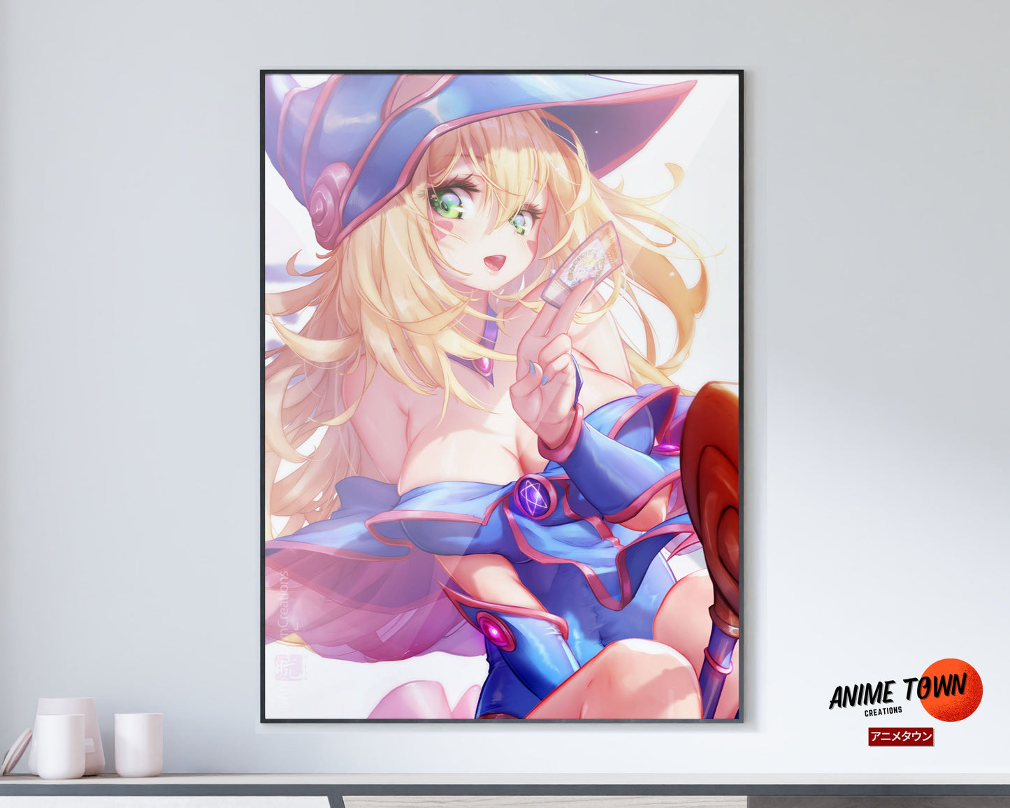Anime Town Creations Poster Yugioh Dark Magician Girl 5" x 7" Home Goods - Anime Yu-Gi-Oh Poster
