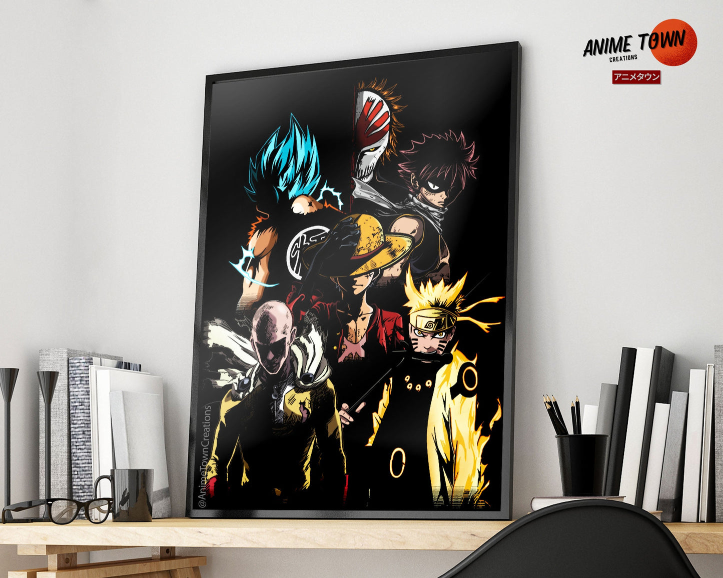 Goku Wallpaperposter Variant Dragon Ball Super Stock Illustration