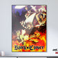 Anime Town Creations Poster Black Clover Flames 5" x 7" Home Goods - Anime Black Clover Poster