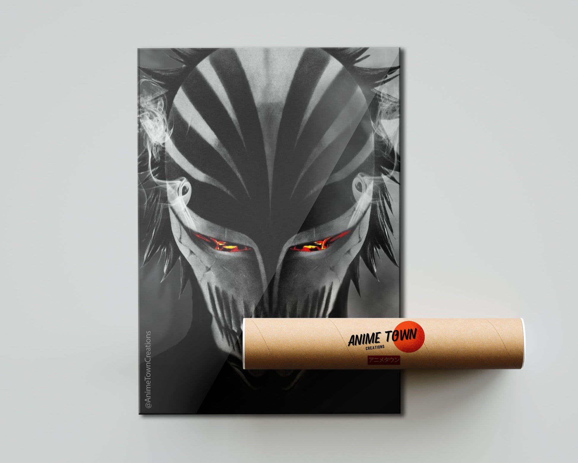 Anime Town Creations Poster Bleach Hollow Mask 5" x 7" Home Goods - Anime Bleach Poster