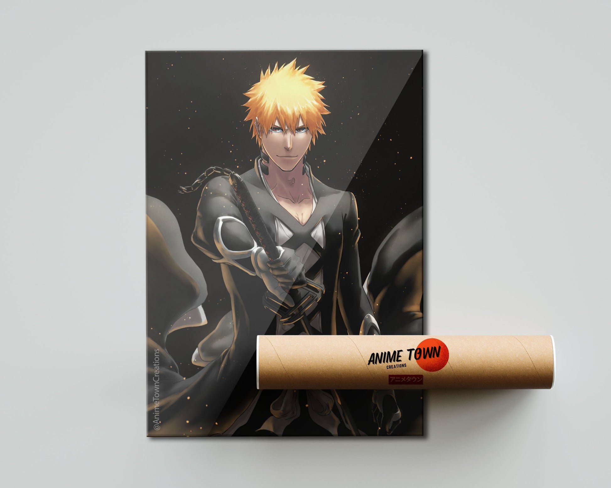 Bleach Ichigo Fullbring Bankai Poster Poster – Anime Town Creations