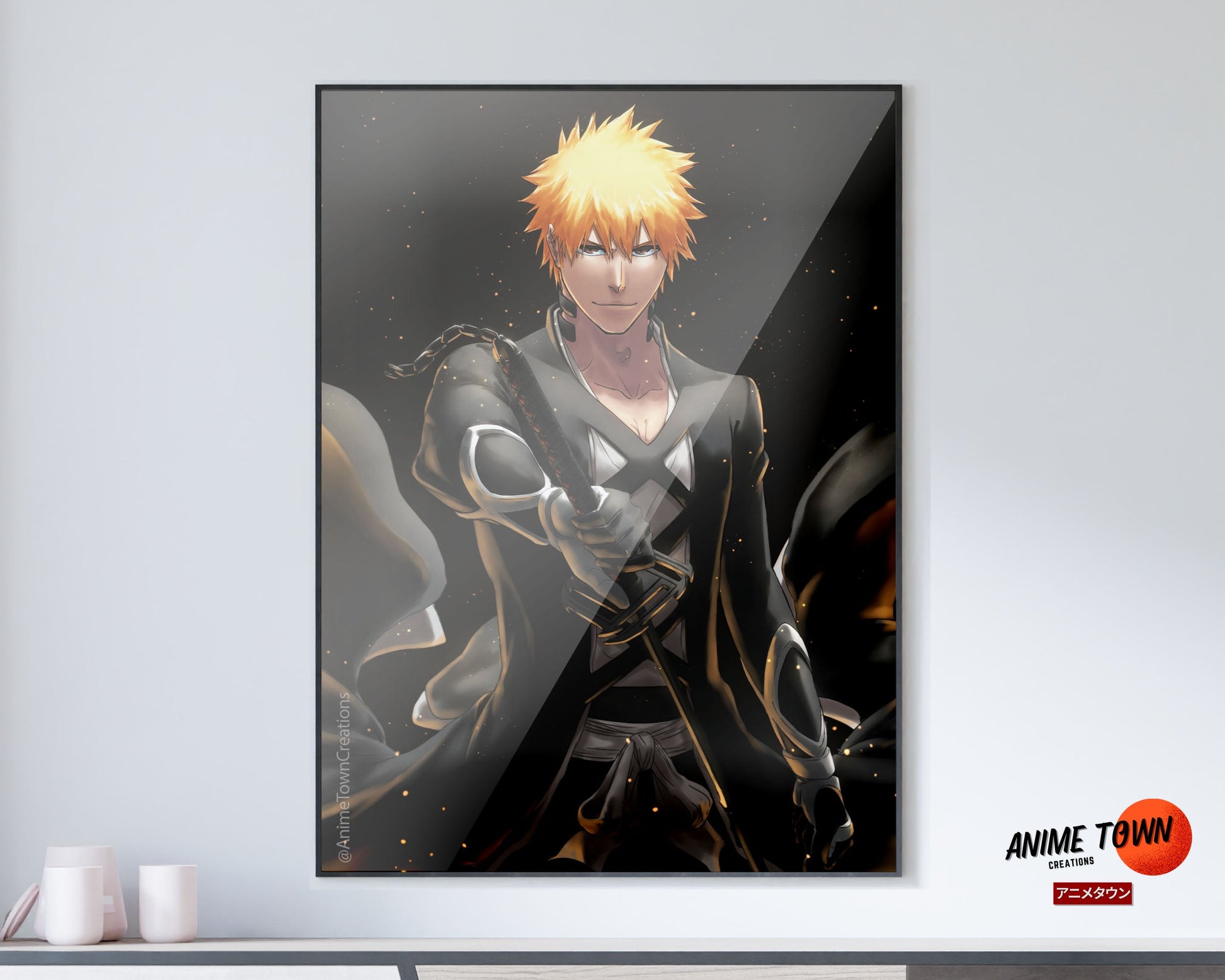 Bleach Ichigo Fullbring Bankai Poster Poster – Anime Town Creations