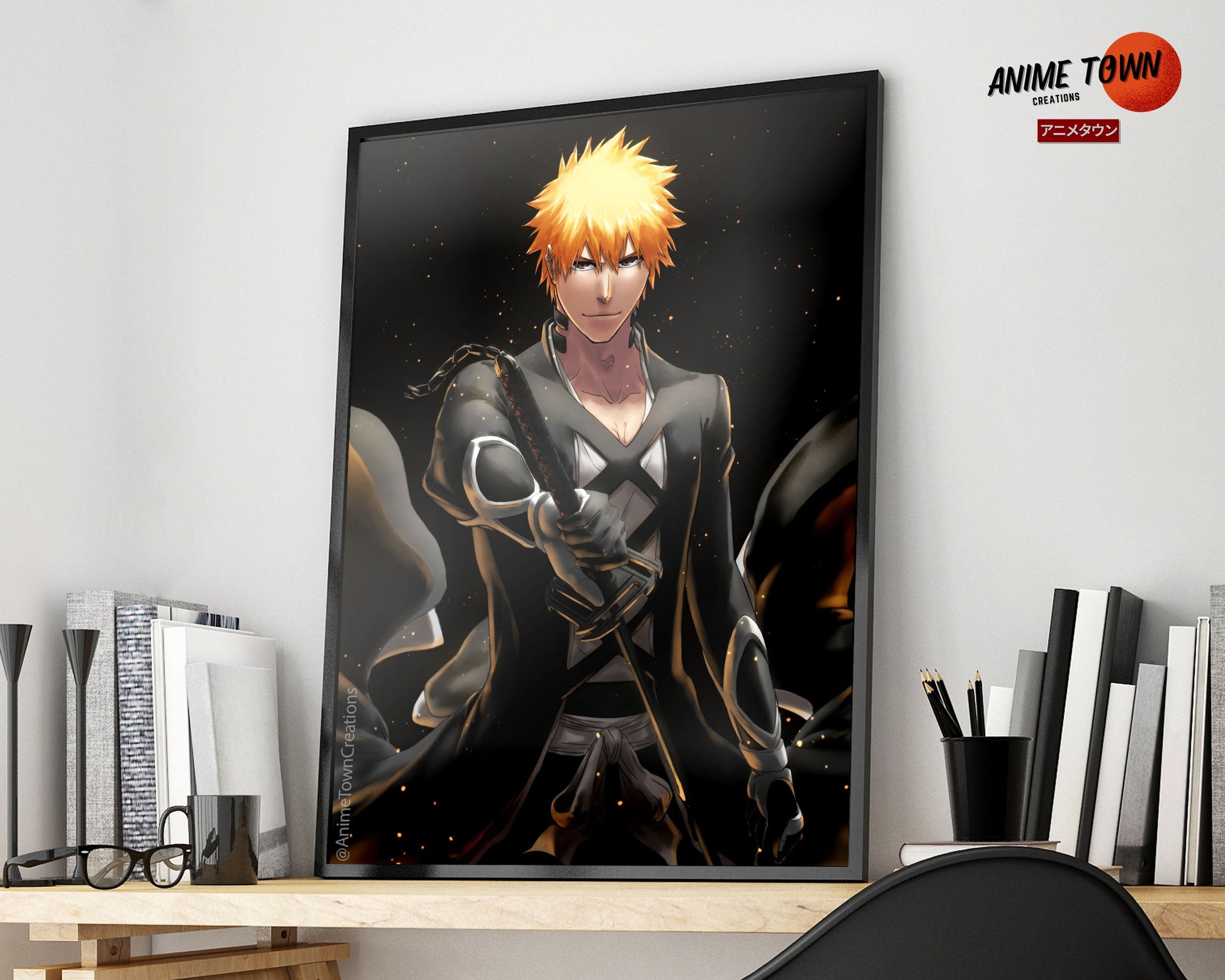 Bleach Ichigo Fullbring Bankai Poster Poster – Anime Town Creations