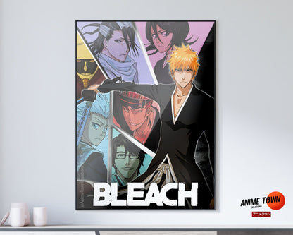 Anime Town Creations Poster Bleach Minimalist 11" x 17" Home Goods - Anime Bleach Poster